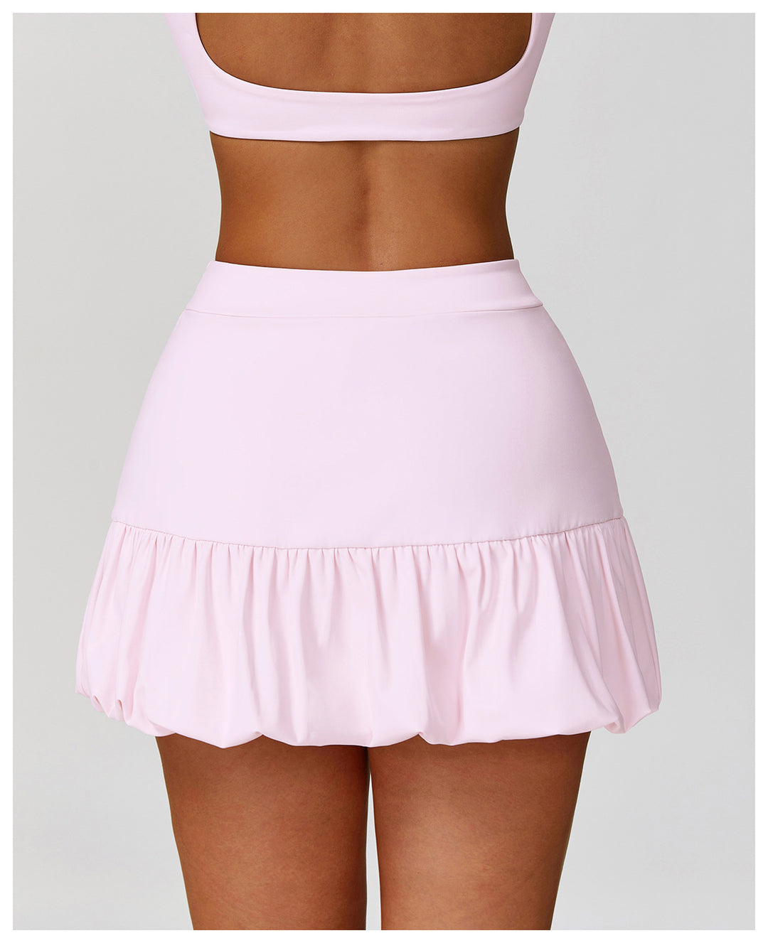 Sollinarry Faux Two Piece Skirts Quick Drying Breathable Safety Tennis Skirt Casual Fitness Running Exercise Skirt