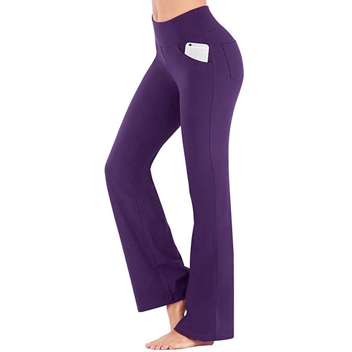 Wide Leg Pants High Waist Casual Girls Yoga Pants Plus Size