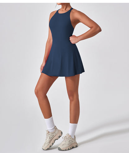 Sports Dress Slimming Anti Emptied Quick Drying Feather Tennis Beauty Back Fitness Yoga Dress