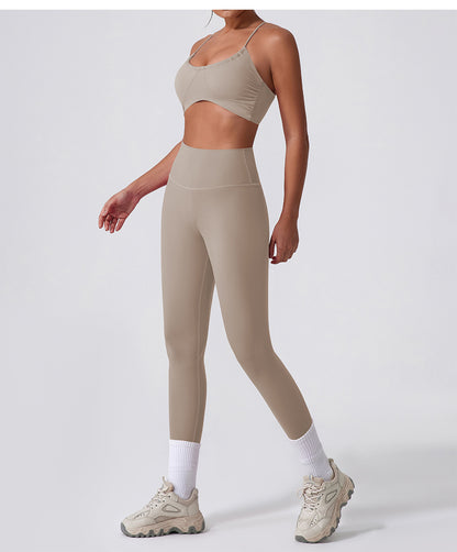 Yoga Pants Seamless Nude Feel Women Peach Hip High Waist Hip Lift Exercise Workout Pants Quick Drying Skinny Yoga Pants Women