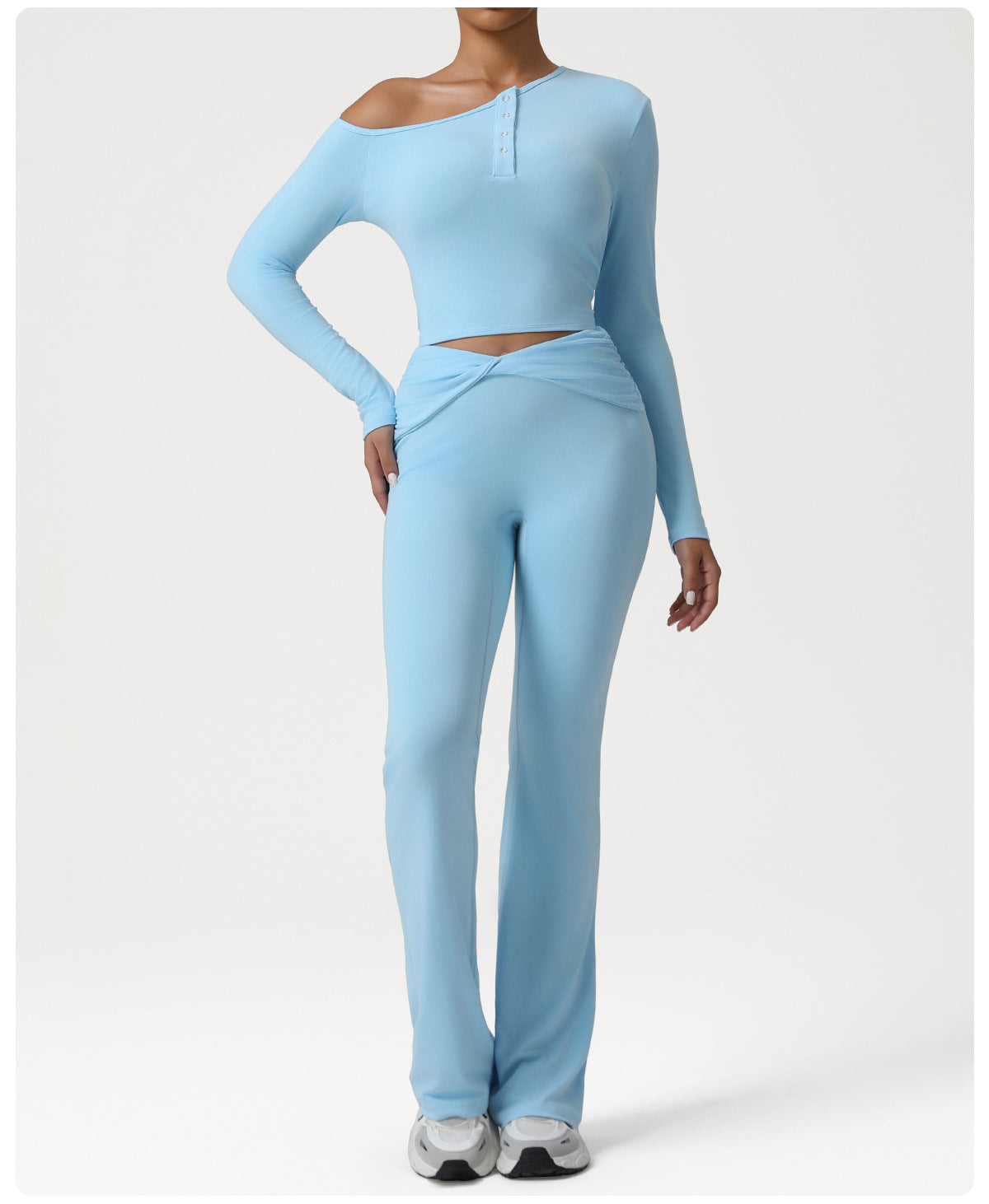 Cross High Waist Micro Pull Yoga Pants Slim Fit Draping Breathable Sports Trousers Running Training Workout Pants