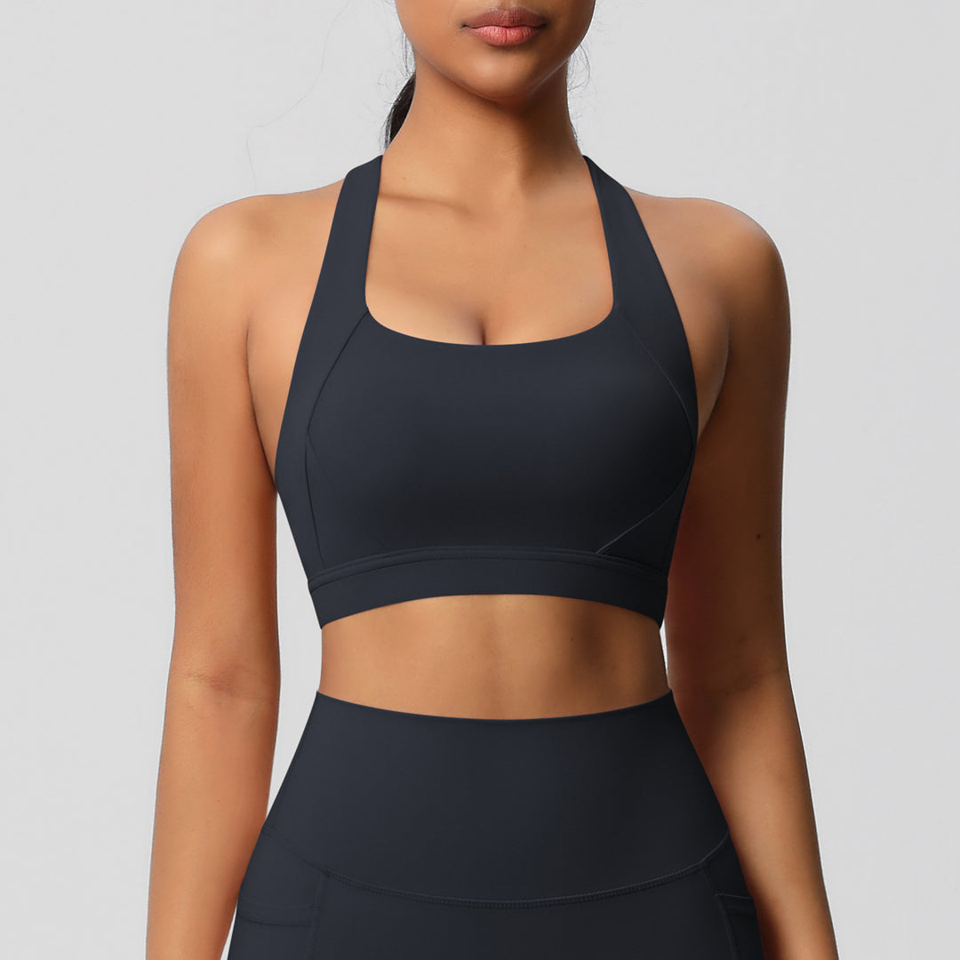 Cloud Sense Tight Yoga Vest Sports Underwear Shockproof High Strength Bra Pilates Running Outdoors Workout Clothes for Women