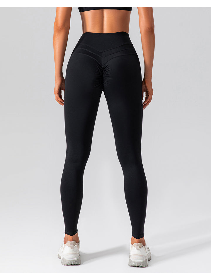 High Waist Shaping Nude Feel Yoga Pants Quick Drying Workout Running Pants Shaping Skinny Workout Pants Women