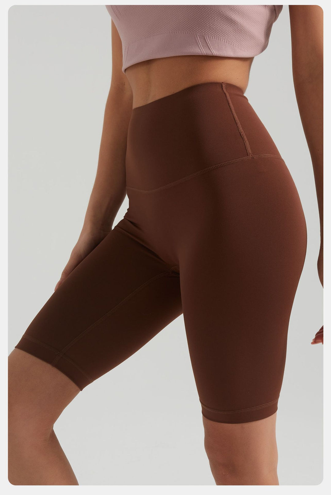Nude Feel Yoga Shorts Women Hip Lift Quick Drying Sports Fitness Cycling Pants Outer Wear Tight High Waist Five Points Yoga Pants Women