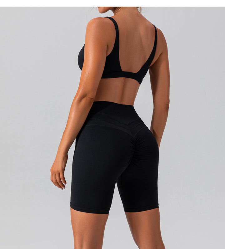 Autumn Quick-Drying Skinny Yoga Clothes Suit Running Casual Nude Feel Sports Training Fitness Suit Women