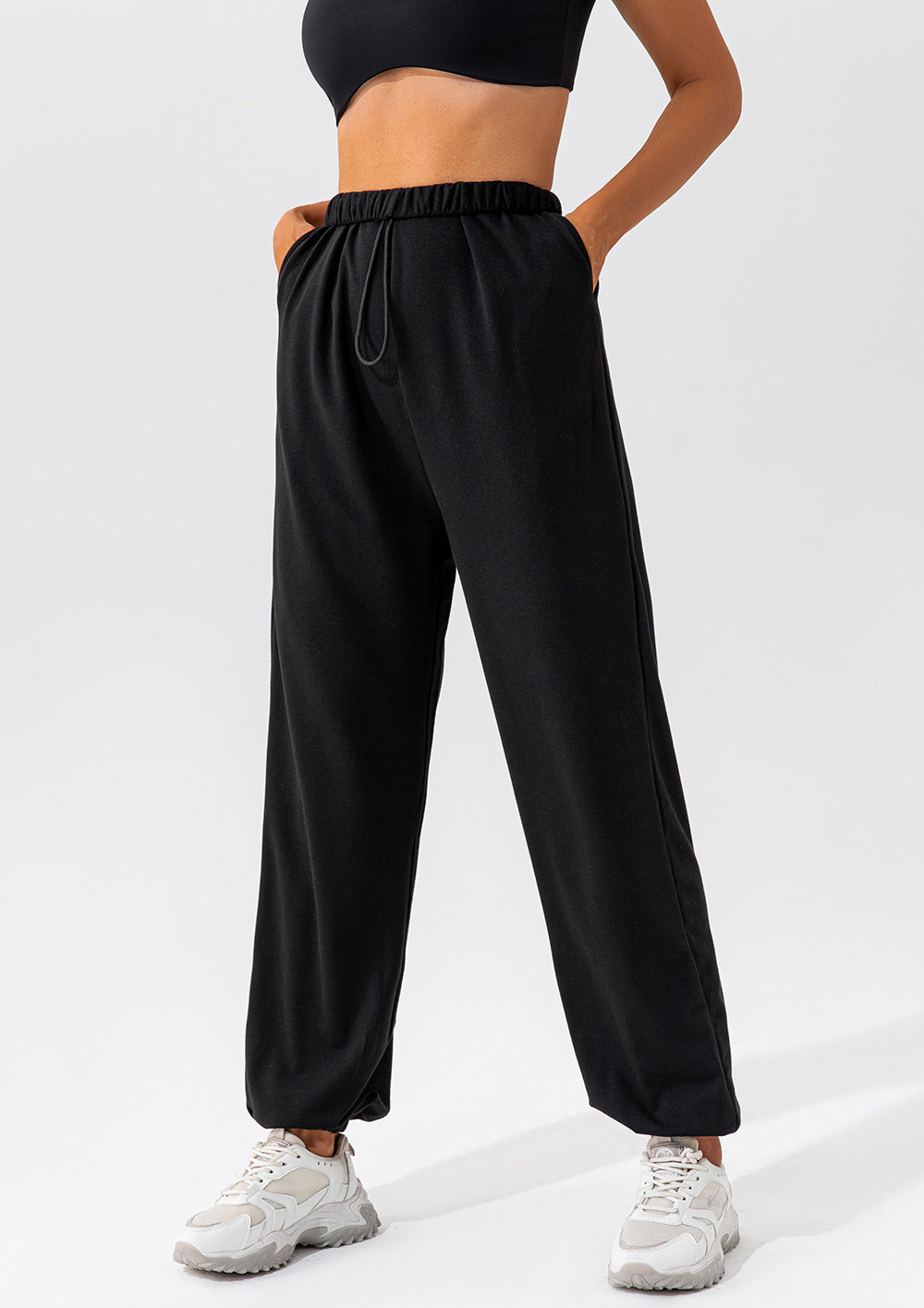 Spring Summer Girdle Loose Track Sweatpants Women Outdoor Dance Casual Trousers Office All Matching Straight Sweatpants Women