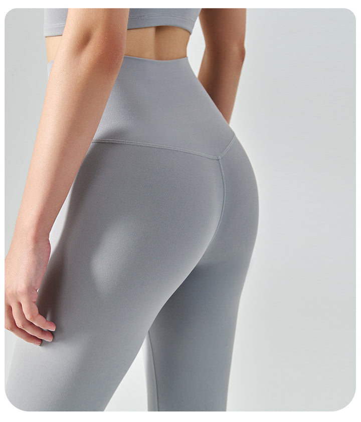 Breathable Nude Feel Tights Peach Hip Fitness Pants Women Sports Hip Lifting Trousers No Size Yoga Pants