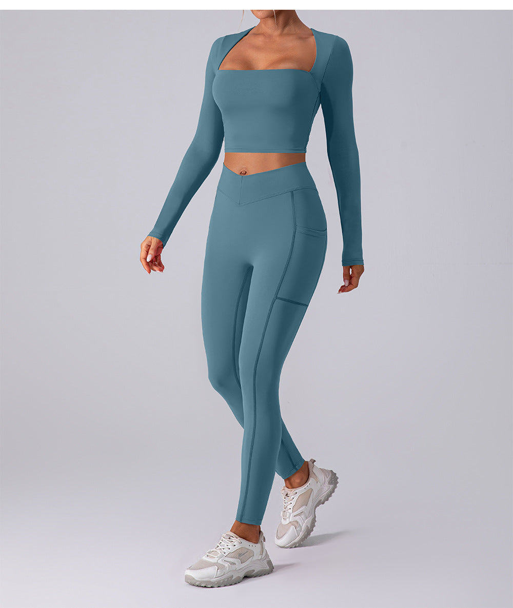 Hip Lifting Nude Feel Yoga Pants Women Body Shaping Belly Contraction Sports Running Fitness Pants Training Slimming Stretch Tights