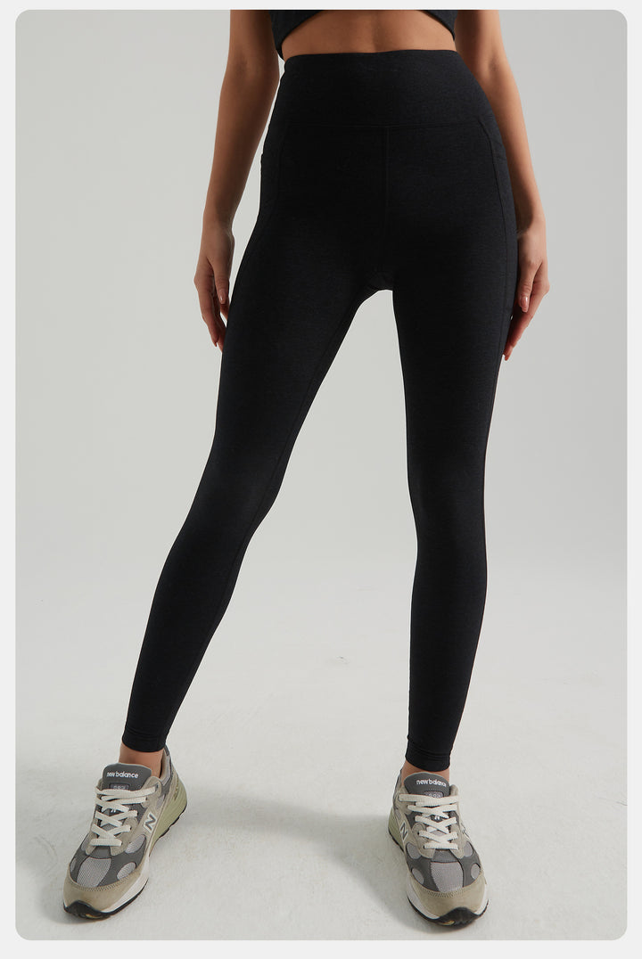 Sling Yoga Vest with Chest Pad High Waist Hip Lift Double Side Pocket Yoga Pants Sports Yoga Set Women