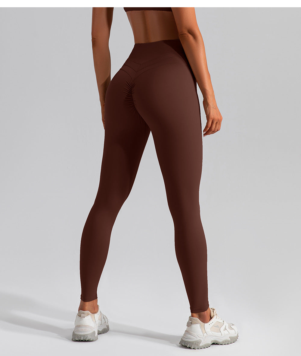 High Waist Shaping Nude Feel Yoga Pants Quick Drying Workout Running Pants Shaping Skinny Workout Pants Women