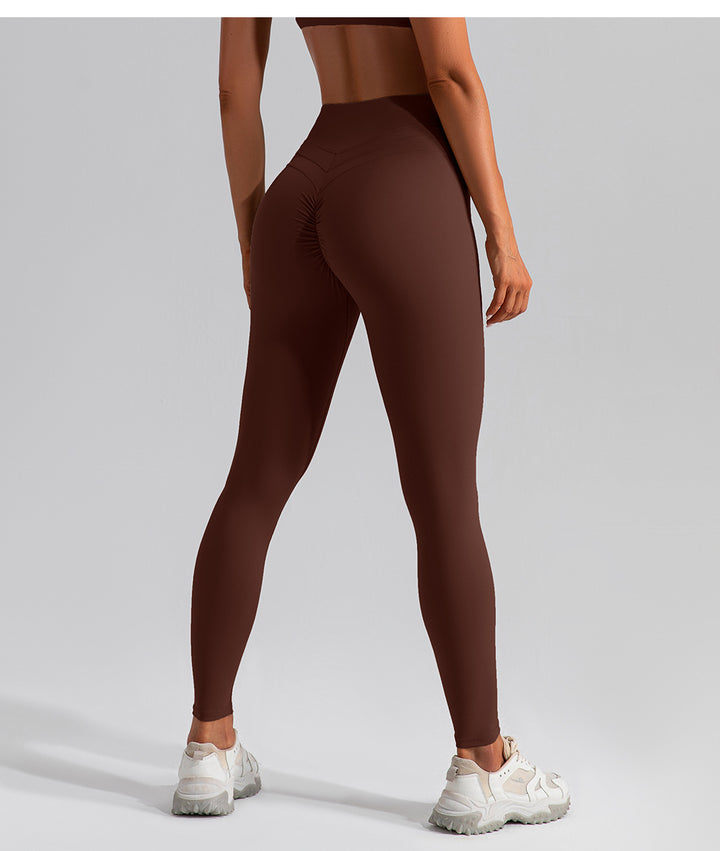 High Waist Shaping Nude Feel Yoga Pants Quick Drying Workout Running Pants Shaping Skinny Workout Pants Women