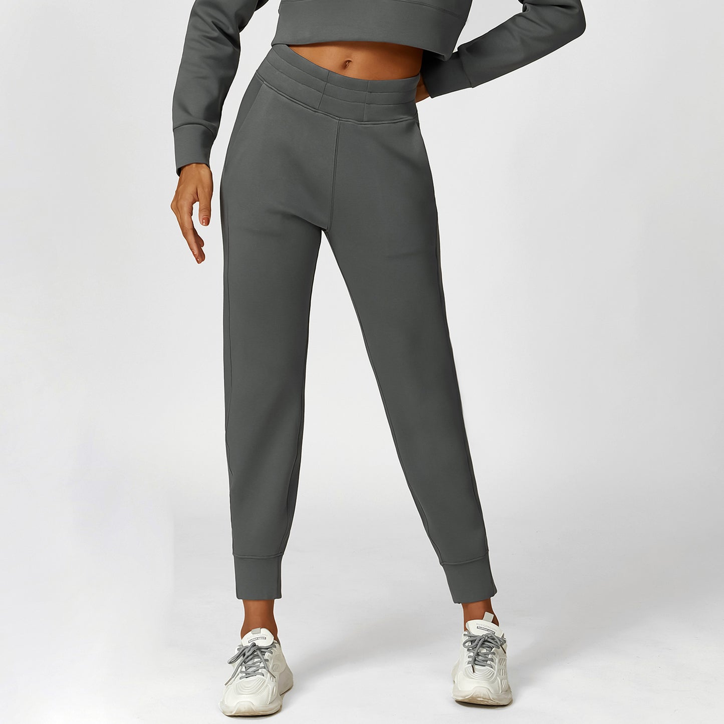 Autumn Winter Girdle Track Sweatpants Women Solid Color Loose Casual Trousers Women Outdoor Running Fitness Clothes