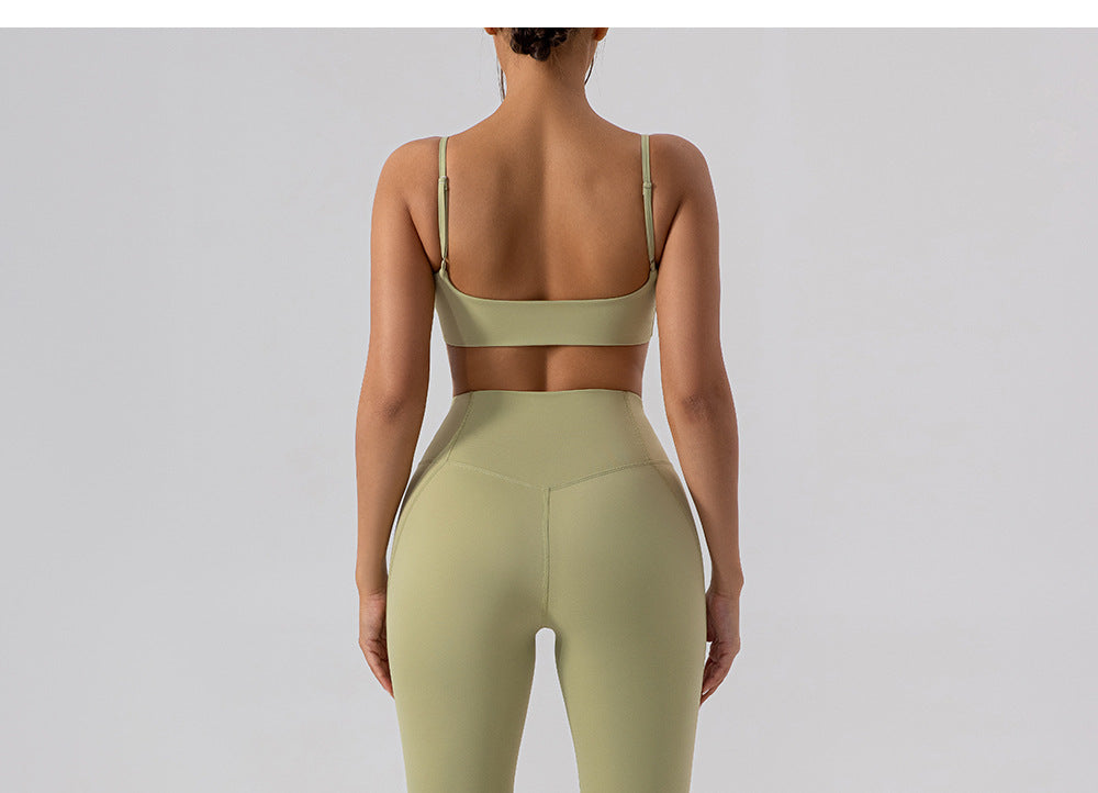 High Waist Tight Hip Raise Yoga Pants Nude Feel Sports Pants Pilates Running Compression Quick Drying Outerwear Fitness Pants