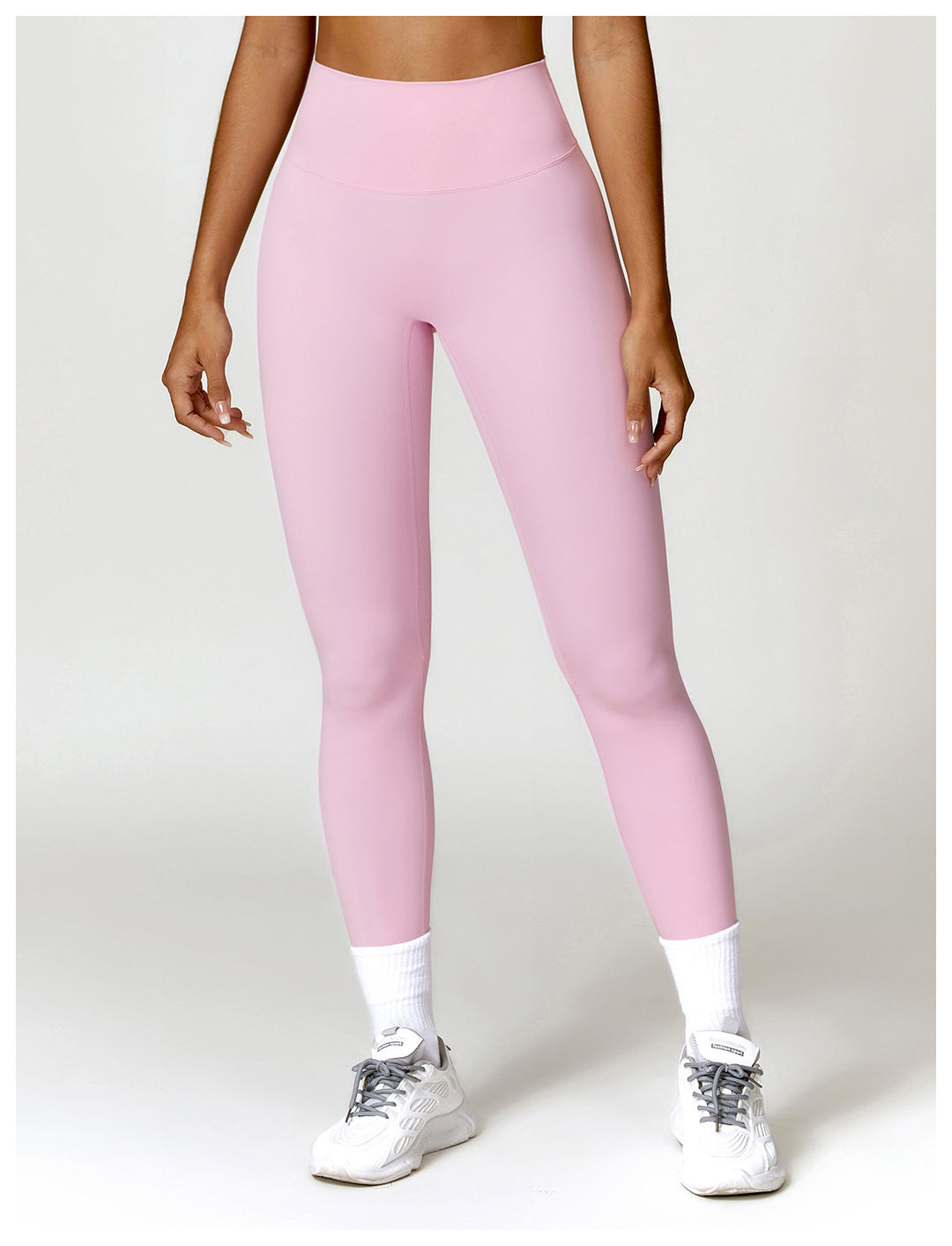 Yoga Pants Brushed Belly Contracting Hip Raise High Waist Fitness Pants Outer Wear Running Exercise Pants
