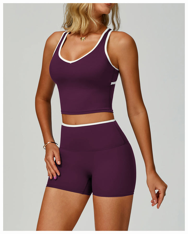 Women Feeling Hollow Out Cutout out Beauty Back Exercise Underwear Skinny Running Workout Clothes