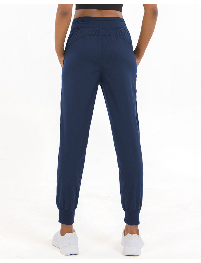 Arrival Running Casual Sports Trousers Ankle-Tied Breathable Quick-Drying Fitness Yoga Trousers