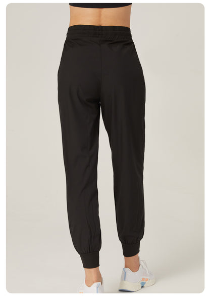 Breathable Loose Quick Drying Track Pants Women Slim Look Running Yoga Pants Cropped Casual Tappered Sweatpants