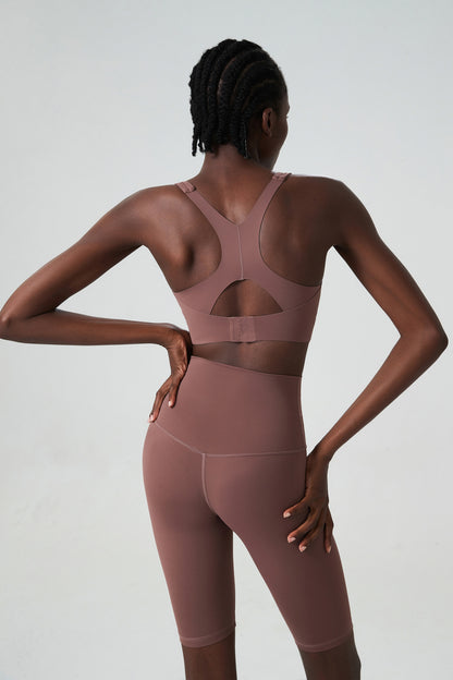 Breathing Cup Sports Underwear Women Sports Bra One Piece Chest Cup Yoga Fitness Underwear