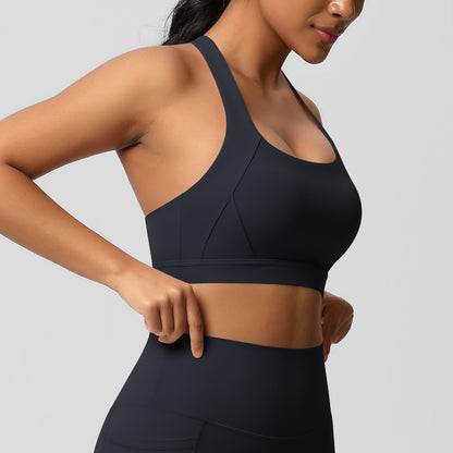 Cloud Sense Tight Yoga Vest Sports Underwear Shockproof High Strength Bra Pilates Running Outdoors Workout Clothes for Women