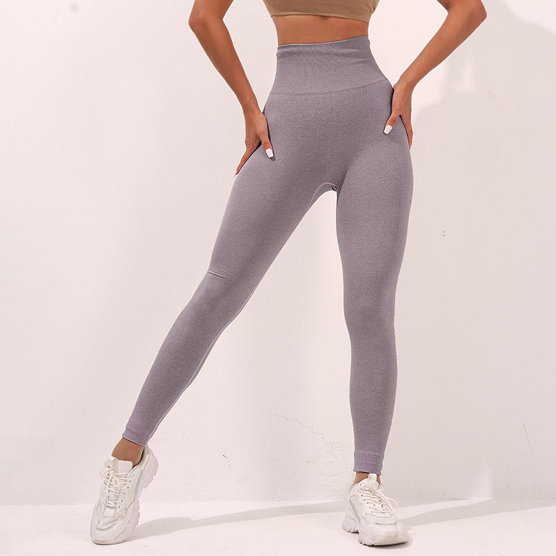 Fitness Clothes Women Autumn Yoga Peach Hip Pants Outer Wear Underwear Sports Nude Feel Yoga Ninth Pants