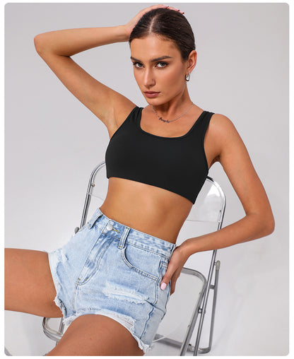 Tight Yoga Vest Sports Push up Underwear Shockproof High Elastic Pilates Running Outdoors Workout Clothes for Women