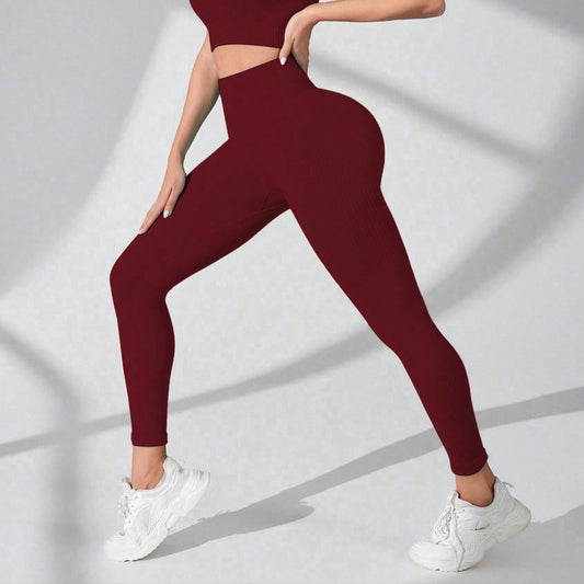 High Waist Yoga Pants Women Seamless Peach Hip Fitness Pants Quick Dry Hip Raise Sports Tight Pants