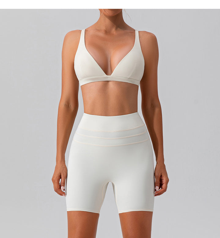 Autumn Quick-Drying Skinny Yoga Clothes Suit Running Casual Nude Feel Sports Training Fitness Suit Women