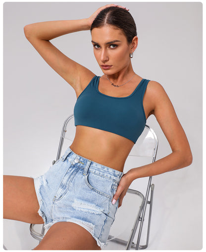 Tight Yoga Vest Sports Push up Underwear Shockproof High Elastic Pilates Running Outdoors Workout Clothes for Women