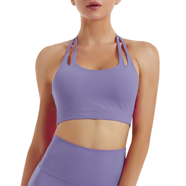 Sports Underwear Women Shockproof Push up Fitness Bra Running Nude Feel Yoga Jacket