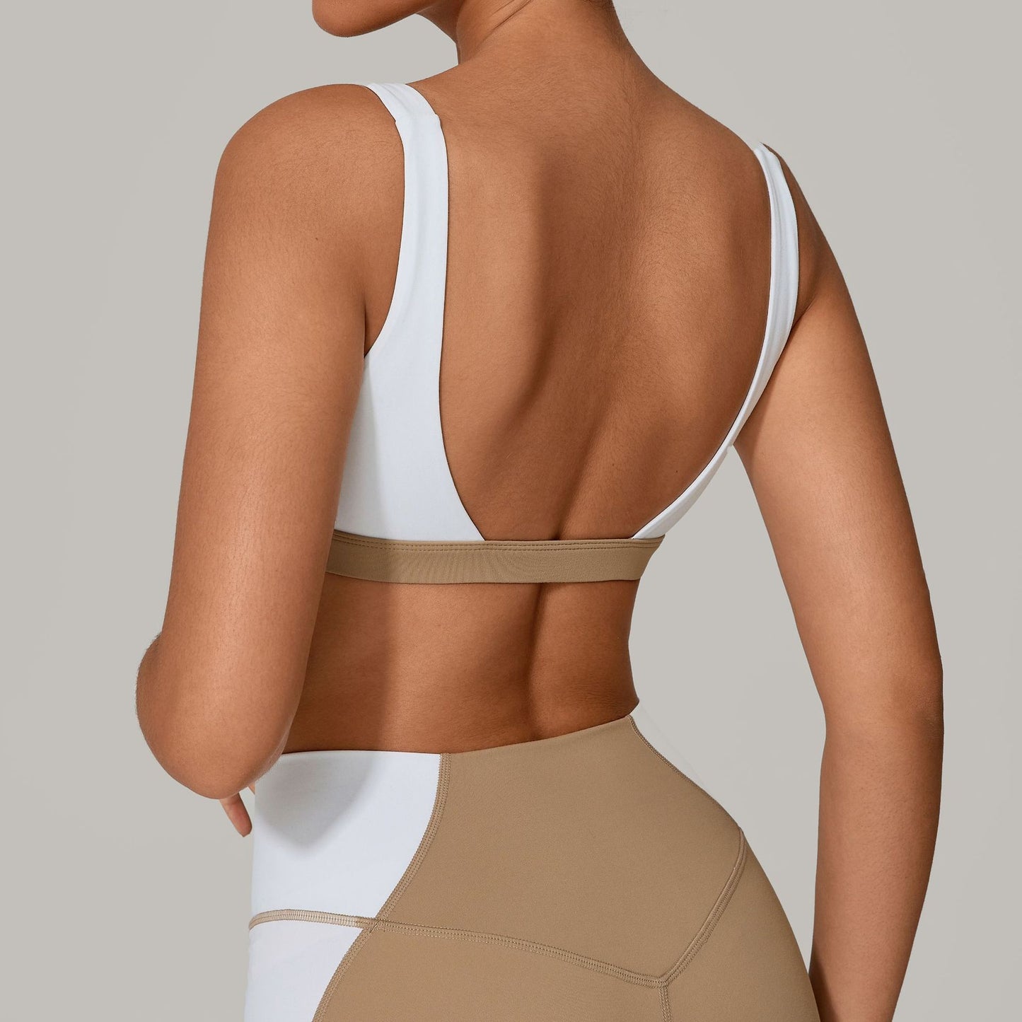 Wide Shoulder Strap Sports Underwear Shockproof Running Push up Yoga Clothes Training Vest Beauty Back Fitness Bra