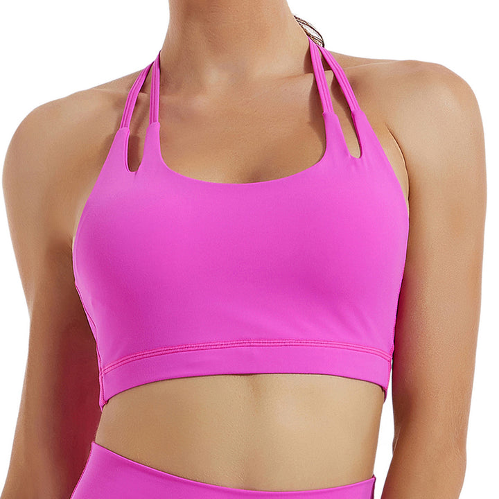Sports Underwear Women Shockproof Push up Fitness Bra Running Nude Feel Yoga Jacket