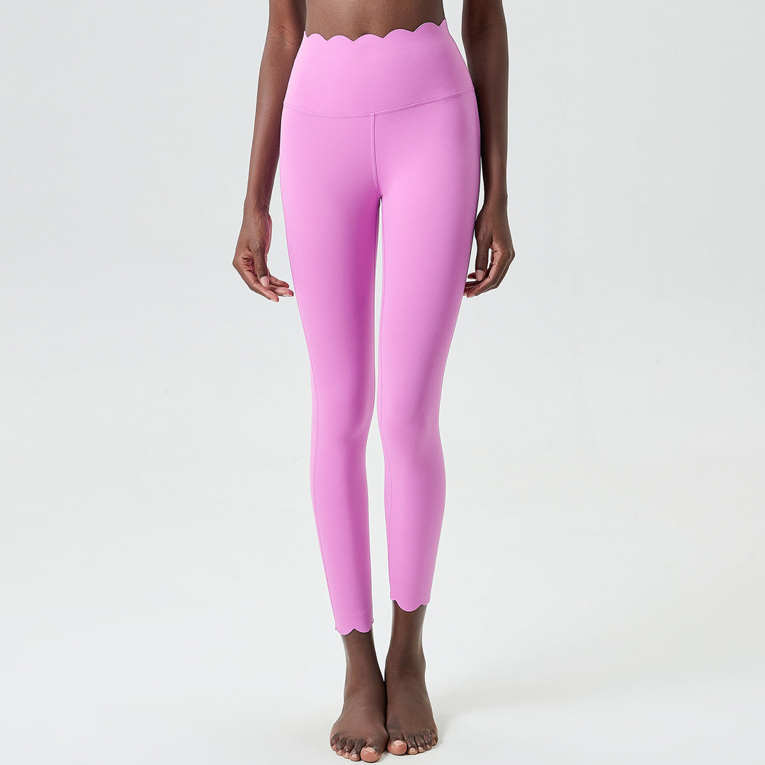 Liquid Glue Wave Seamless Yoga Pants Moon Moonlight Purple