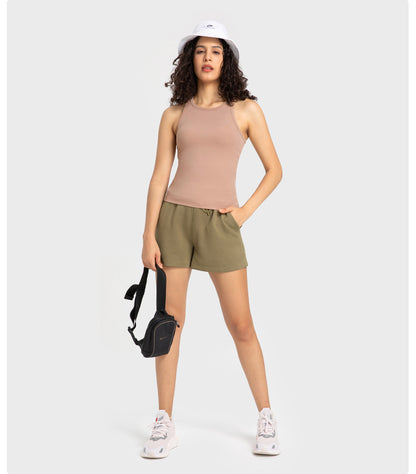 Antibacterial Deodorant Close Fitting Slimming Yoga Vest Women High Elastic Nude Feel Sports Fitness Yoga Wear