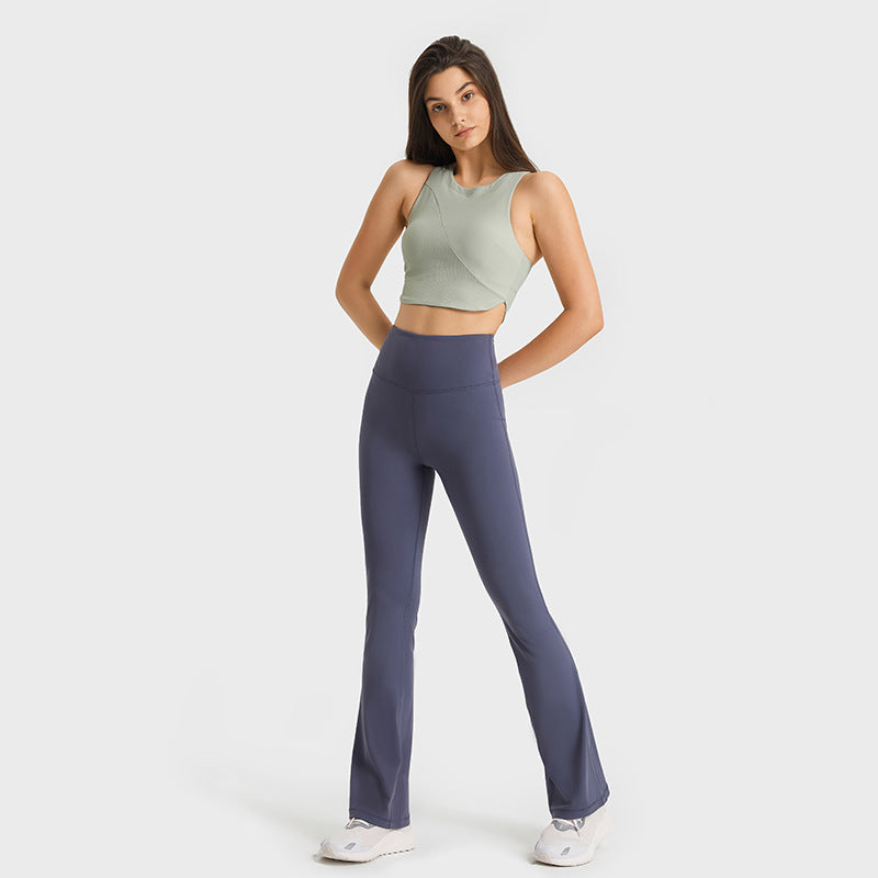 Autumn Winter Slim Fit Slimming Skinny Yoga Pants High Elastic Nude Feel Sports Casual Pants for Women