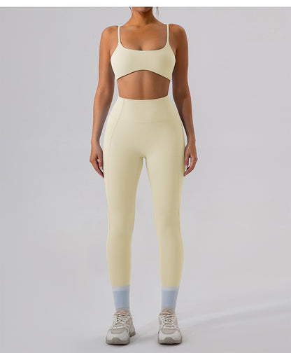 High Waist Tight Hip Raise Yoga Pants Nude Feel Sports Pants Pilates Running Compression Quick Drying Outerwear Fitness Pants