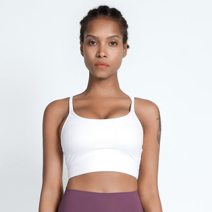 Sports Underwear for Women Spring Summer High Strength Beauty Back Fitness Vest Shaping Push up Yoga Bra Can Be Worn outside