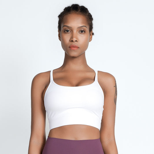 Sports Underwear for Women Spring Summer High Strength Beauty Back Fitness Vest Shaping Push up Yoga Bra Can Be Worn outside