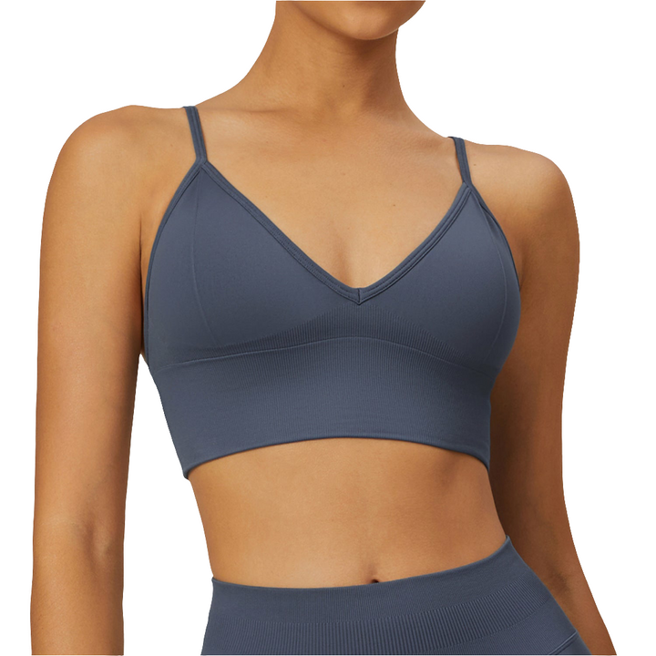 Sollinarry Seamless Camisole Beauty Back Yoga Bra High Grade Summer Sports Quick-Drying Top Fitness Yoga Wear Women