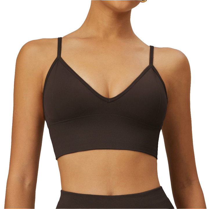 Sollinarry Seamless Camisole Beauty Back Yoga Bra High Grade Summer Sports Quick-Drying Top Fitness Yoga Wear Women